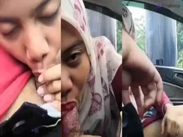 Ukhti Hijab Cantik Pasrah Servis Mobil Mobil